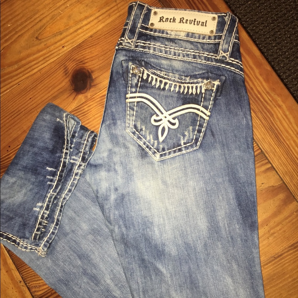 🚫SOLD Rock revival jeans🚫